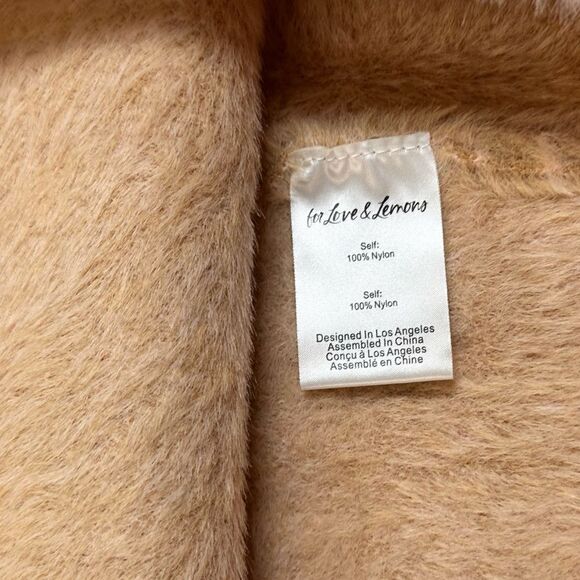 NWT For Love & Lemons Cher Sweater Pencil Mini Skirt - Pink Cream - Size 2XL - Picture 5 of 7